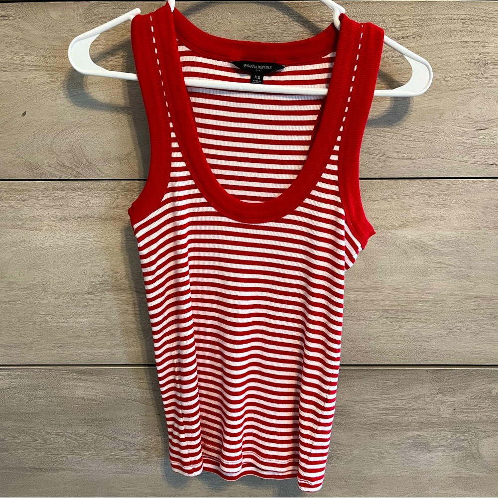 Ribbed Striped Tank